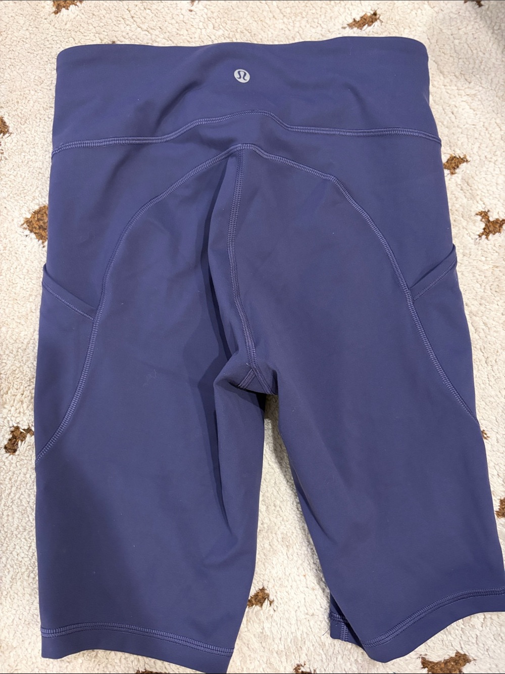lululemon athletica Deep purple  High-Rise Bike Shorts w pockets